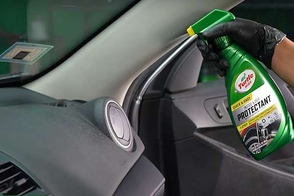 Using Commercial Adhesive Remover on car dashboard