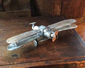 Making A Toy Plane made of Spark Plug