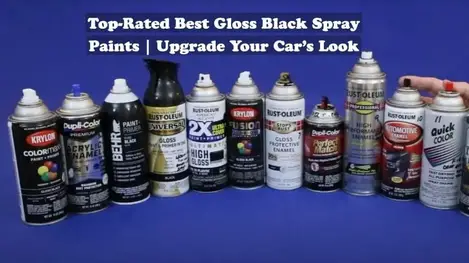 Best Gloss Black Spray Paints for car