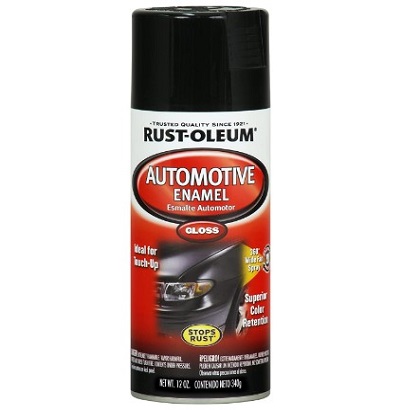 Rust-Oleum Available 252462 Automotive 12-Ounce Enamel Spray Paint, Gloss Black